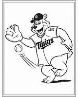 Kids Coloring Pages  Minnesota Twins sketch template