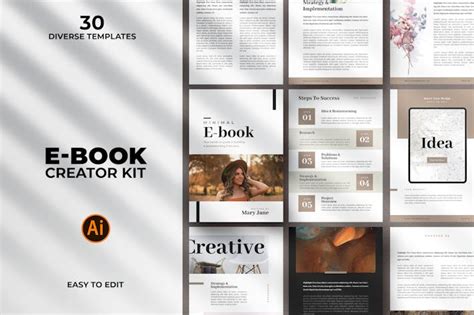 eBook Template | Adobe InDesign | 28 Pages by CokoCreates on Envato ...