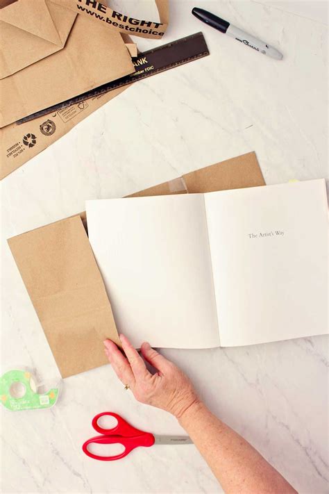 How to Make a Paper Bag Book Cover - Welcome To Nana's