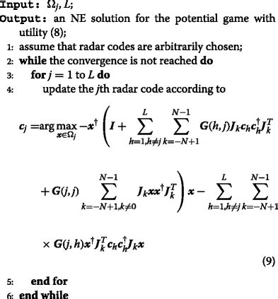 Non-cooperative code design in radar networks: a game-theoretic approach | EURASIP Journal on ...