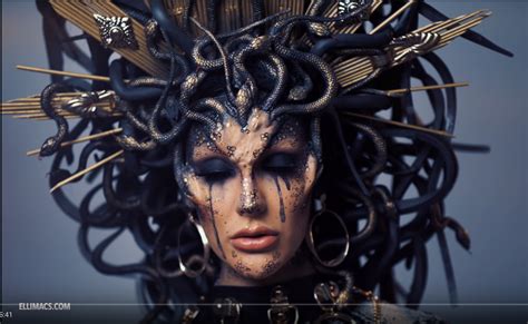 Medusa video tutorial Medusa Wig, Medusa Makeup, Medusa Headpiece, Headdress, Medusa Costume ...