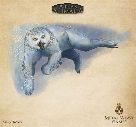 ArtStation - Atlas Animalia: Owlbear Variants, Sarah Dahlinger | Animalia, Weird creatures ...