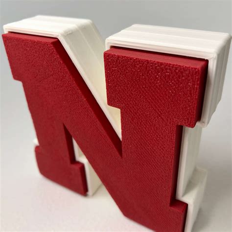 University of Nebraska logo by Dany Sánchez | Download free STL model ...