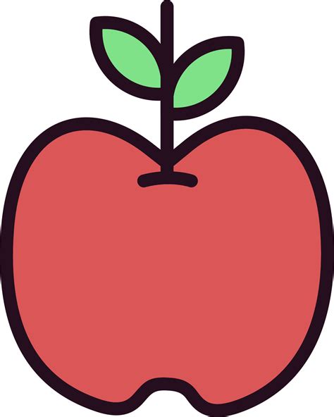 Apple Vector Icon 19965778 Vector Art at Vecteezy