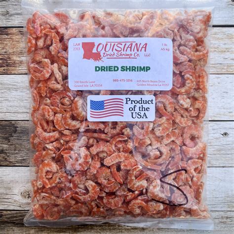 Small Louisiana Dried Shrimp - 1lb Bag – Louisiana Dried Shrimp Co.