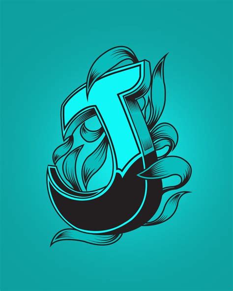 Logo J (2014) Cool Alphabet Letters, Graffiti Alphabet, Letter Art ...