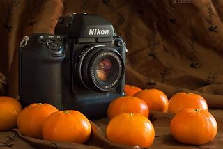Nikon F5 | Nikon F5 and Clementines. (35mm camera and Citrus… | Flickr
