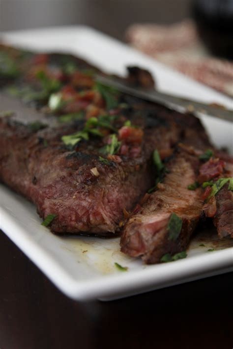 Steak with Shallot, Butter & Balsamic Sauce - bell' alimento