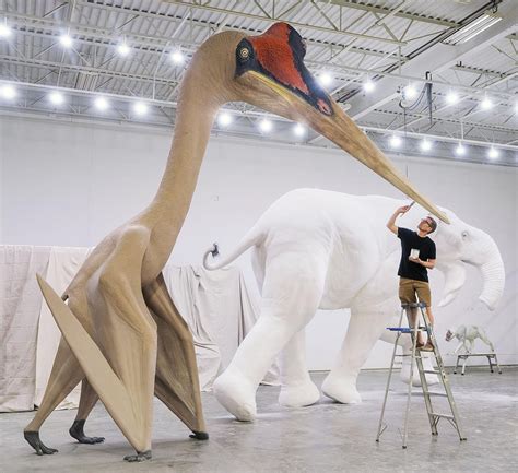 The Quetzalcoatlus Northropi, the biggest flying creature of all time : r/HumanForScale