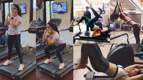 Bhumi Pednekar workout Video will motivate you to seat it out at Home | Bhumi Pednakar missing ...