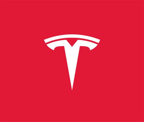 Tesla Logo Red