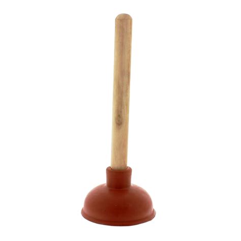 Buy the H Berger Co 621322 AquaPlumb Red Rubber 4" Cup Plunger ~ 9" Handle | Hardware World