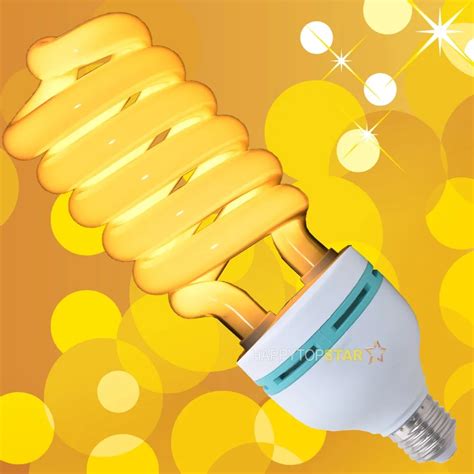 2700K 220V 135W Continuous Daylight Lamp Bulb Photo Studio E27 Yellow ...