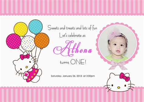 Hello Kitty Birthday Invitation Maker Create Hello Kitty Birthday ...