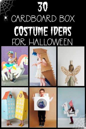 30 Cardboard Box Costumes for Halloween | Simple DIY Costumes