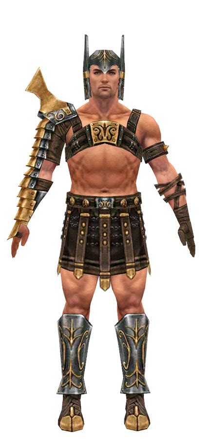 Gallery of male warrior Elite Gladiator armor - Guild Wars Wiki (GWW)