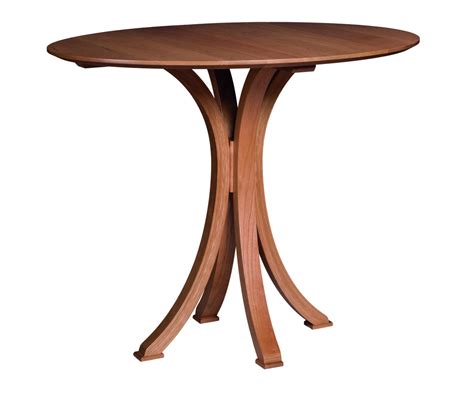 Rippleback Round Pedestal Solid Top Dining Table - Falls Furniture
