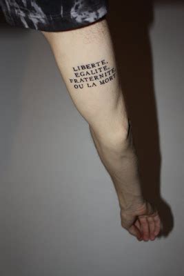 liberte egalite fraternite ou la mort tattoo - Google Search | Tattoos ...