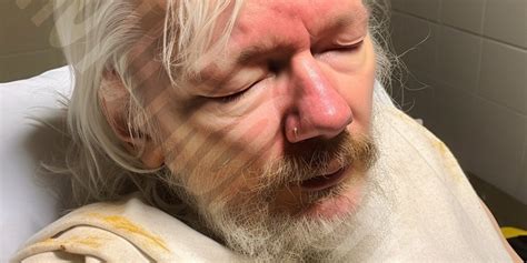 Image Of 'Unwell' Julian Assange In Prison Generated By AI