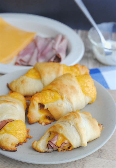 Ham & Cheese Croissant With A Twist | Teaspoon Of Goodness | Recipe | Ham and cheese croissant ...