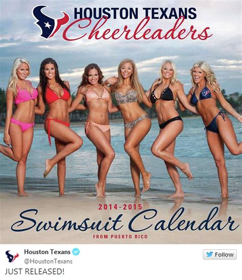 Texans Cheerleaders calendar released