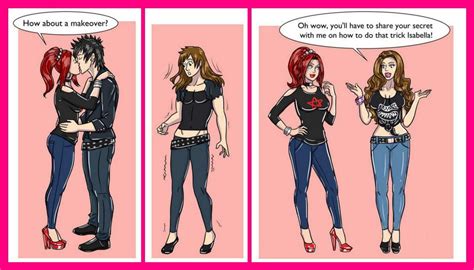 Pinterest | Girl makeover, Transgender women, Transgender comic