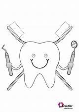 Dental Coloring Pages Printable sketch template