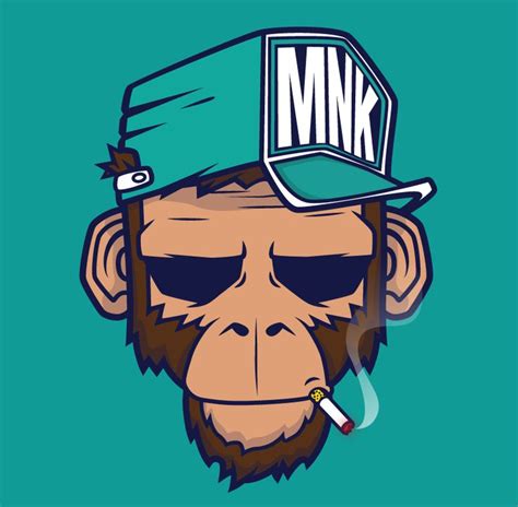 MNK Crew – Art digital | Illustration singe, Art de singe ...