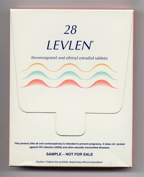 Levlen 28 Oral Contraceptives | National Museum of American History