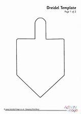 Dreidel Template Free Printable sketch template