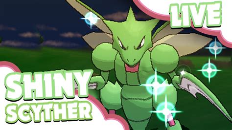 Live Shiny Scyther At A Chain Of 40 + Shiny Patch Via PokeRadar - Pokemon X - YouTube