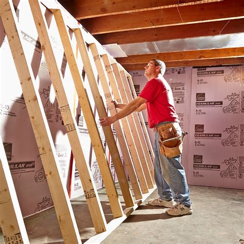 A Pro Carpenter’s Guide to Framing Basement Walls | Framing basement walls, Framing a basement ...