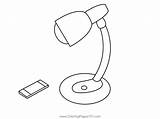 Electric Lamp Coloring Page For Kids  Free Lamps Printable sketch template