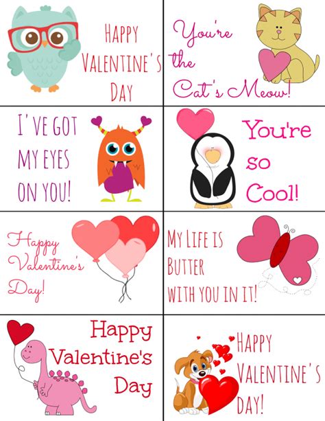 Printable Valentine's Cards - Cultured Palate