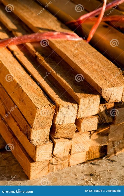 Wood Timber Construction Material Stock Photo - Image of lumber ...