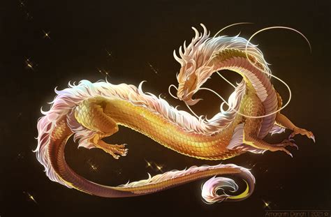 Celestial Dragon, drawn by Whitemantis for my Children of the Dragon project [art] : r/DnD