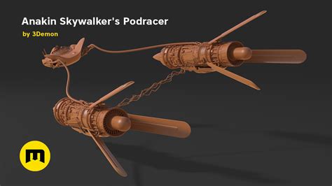 Anakin Skywalker’s Podracer – 3Demon – 3D print models download