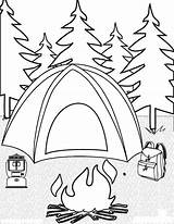 Camping Coloring Pages For Kids At GetColoringscom  Free Printable sketch template