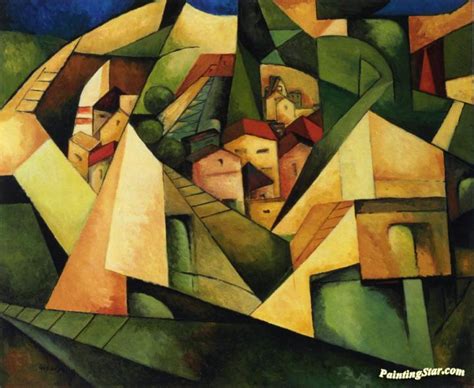 Cubist Landscape Artwork By Albert Gleizes Oil Painting & Art Prints On Canvas For Sale ...