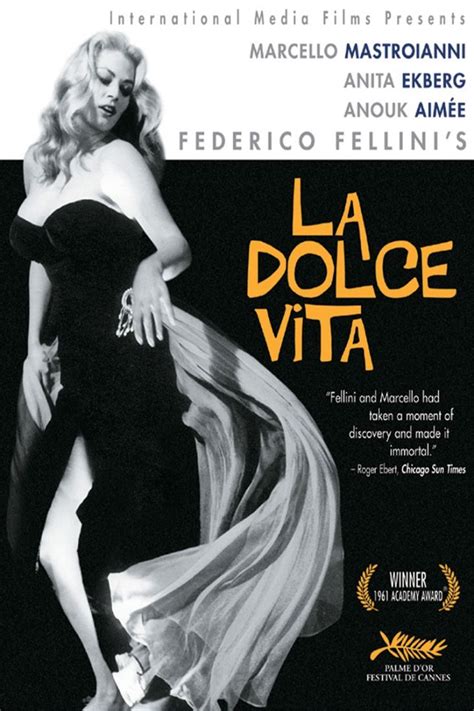 'La Dolce Vita' (1960) | Good movies, Anita ekberg, Marcello mastroianni