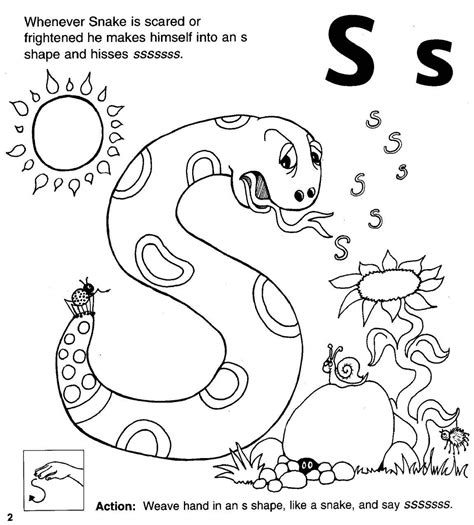 Preschool Jolly Phonics Worksheets | Try this sheet