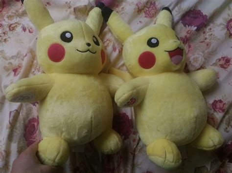 pikachu build a bear(male(original) + female(25th anniversary + voice ...