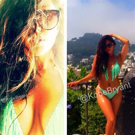 Kobe posts bikini picture of Vanessa Bryant on Instagram