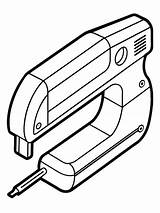 Electric Staple Gun Kids Outline Images  Free Download On Freepik sketch template