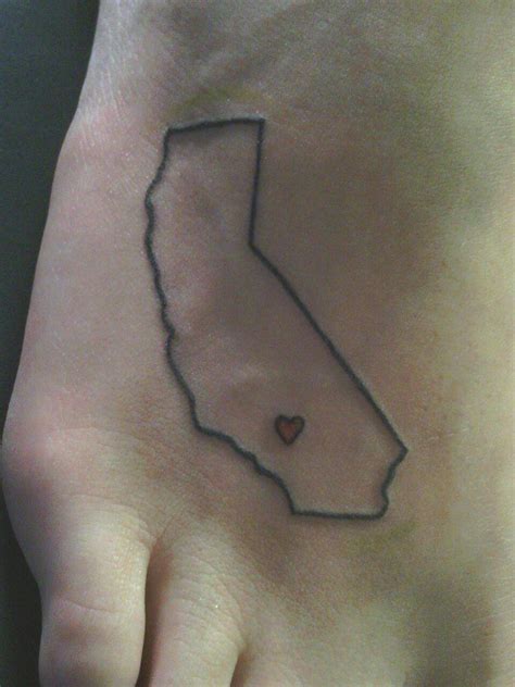 california state outline tattoo by ~216tattoos on deviantART (With ...