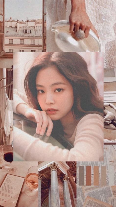 Jennie Aesthetic Wallpaper Roxos Brilhantes Blackpink