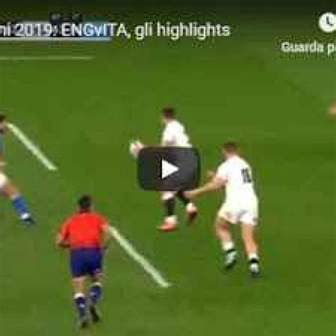 6 Nazioni: Inghilterra - Italia 57-14 Guarda gli Highlights (Inghilterra)