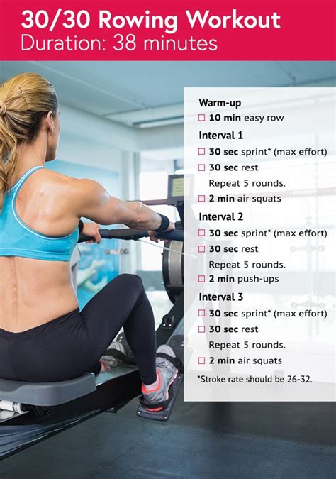 Bored of the Treadmill: 3 Rowing Machine Cardio Workouts | Rowing machine workout, Rowing ...