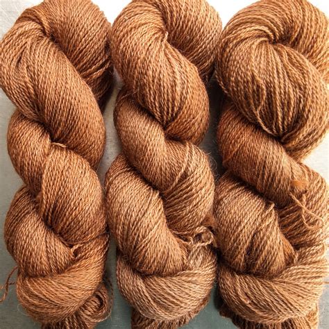 Hand-dyed Falklands Corriedale / Mohair | 4-ply/sock yarn | Brown ...