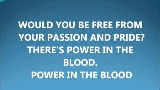 There Is Power In The Blood Chords - ChordU